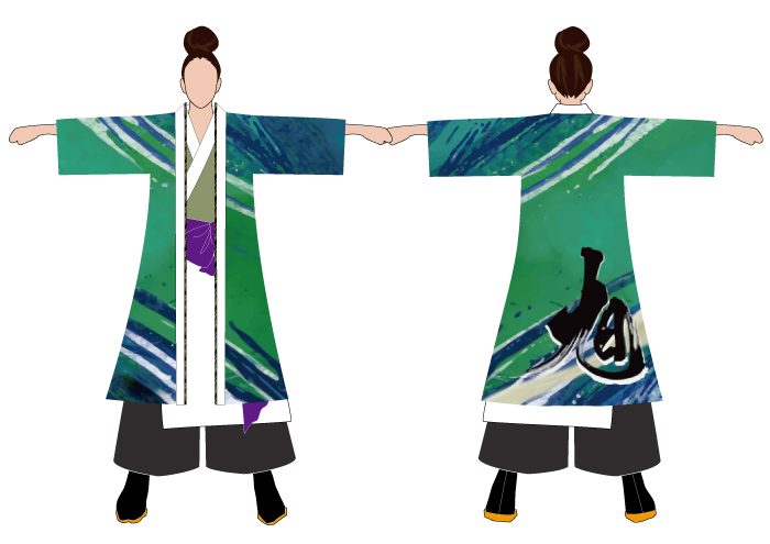 よさこい衣装・祭り衣装　　岡山うらじゃ連旭様 