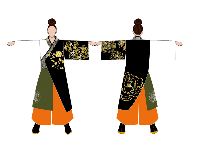 よさこい衣装・祭り衣装　　学生団体コンパスよさこいチーム叢雲様 