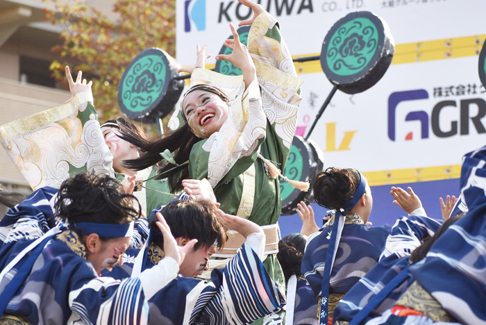 よさこい衣装・祭り衣装　　岡山うらじゃ連蓮雫様 