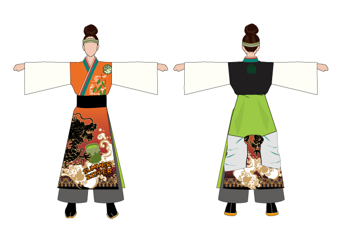 よさこい衣装・祭り衣装　　Summer Zipper様 